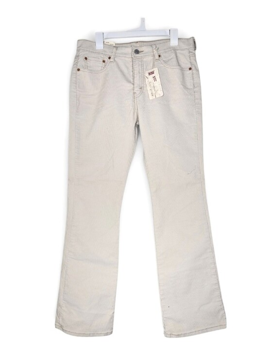 Levi's Denim - Vtg Levis 515 NWT Corduroy Bootcut 12 Medium Misses Beige Tan Deadstock USA 90s